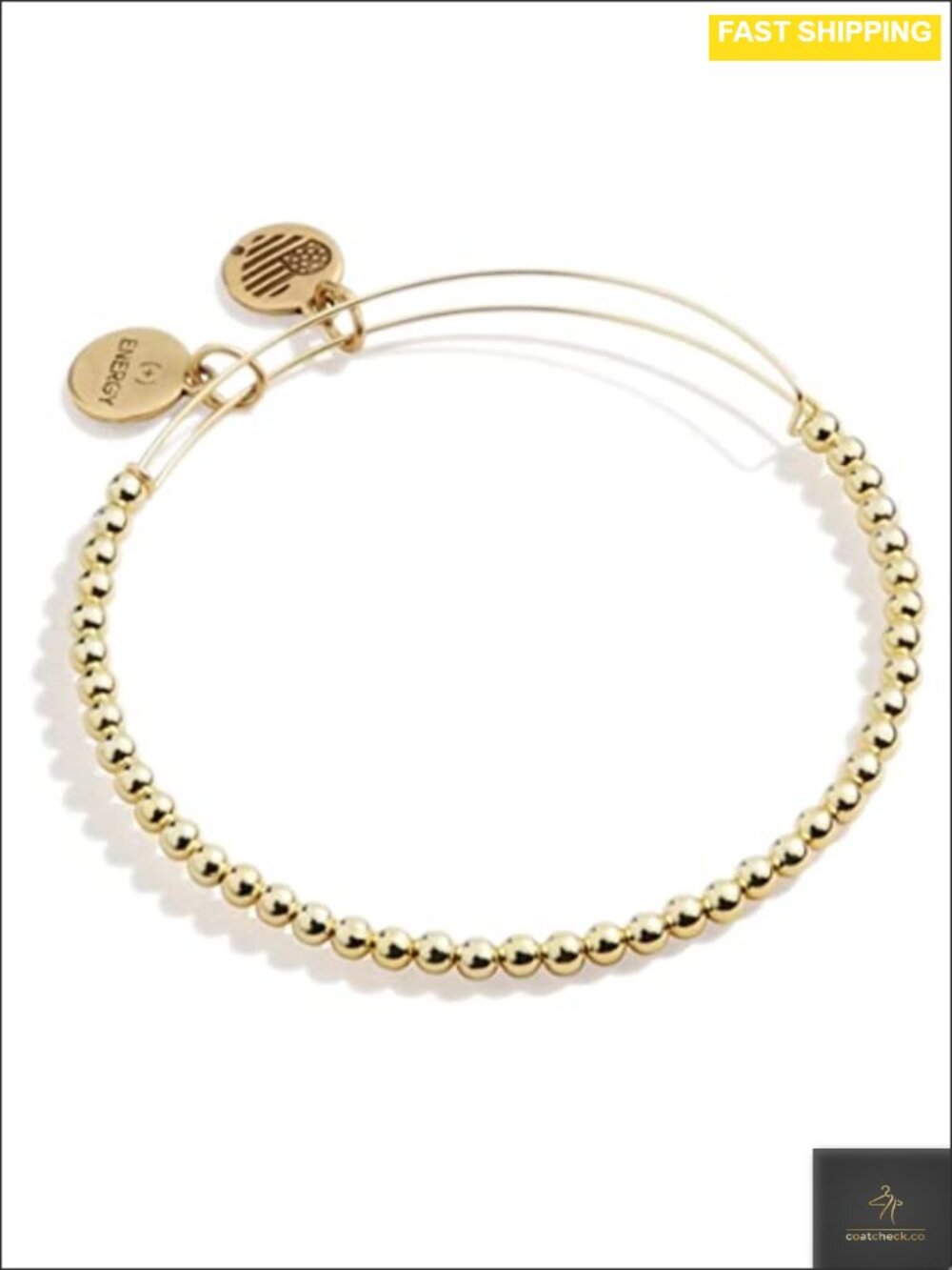 Dot Beaded Expandable Bangle Bracelet Nickel-Free Adjustable